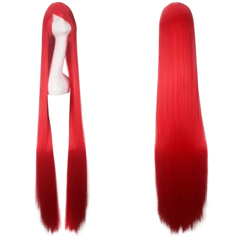 Long Straight Heat Resistant Synthetic Hair Wig Women Universal Cartoon Cosplay Wig Anime Costume Party Wigs