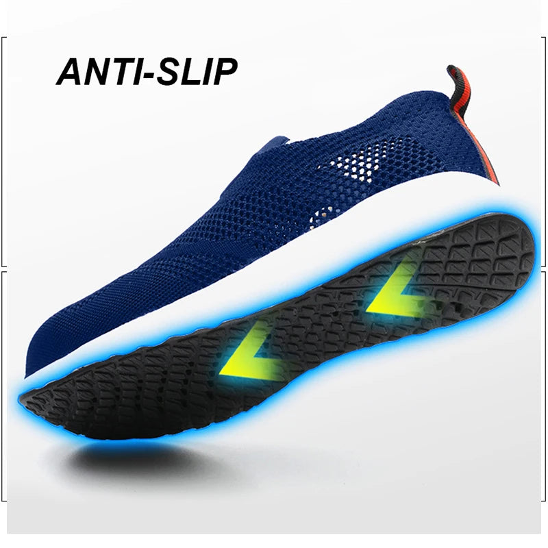 Breathable Safety Shoes Man Steel Toe Anti-Puncture Reinforced Sole Men's Work Shoes Lightweight Slip Resistant Safety Sneaker