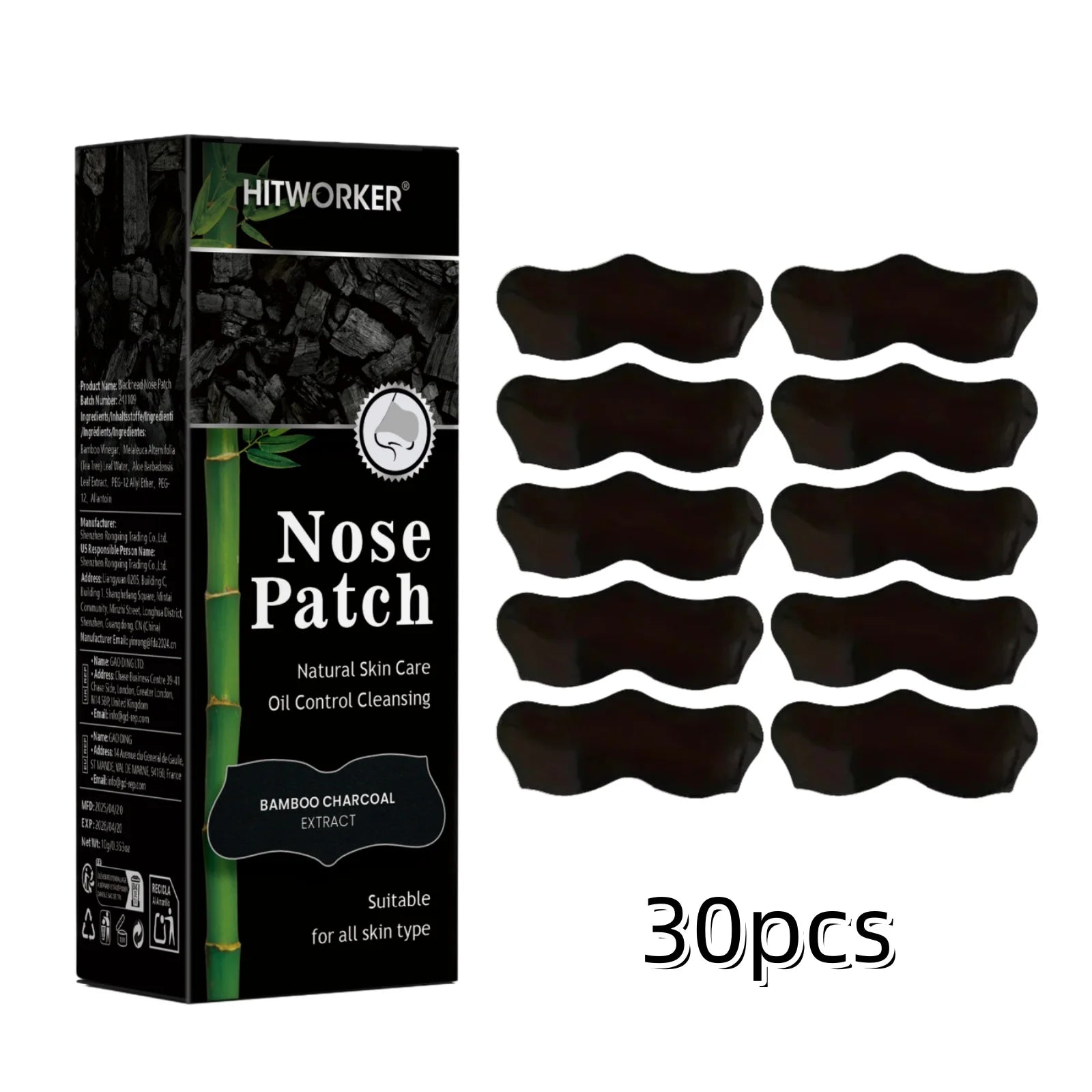 Alcohol-Free Nose Cleaning Patches – Gentle Nose Strips for Pore Cleansing, Exfoliating & Oil Control, Fragrance-Free Non-Irrita