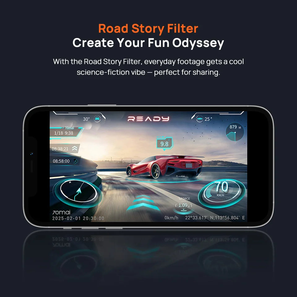70mai 4K Dash Cam A800SE Upgraded Version of 70mai A800S Voice Control Supercapatior GPS ADAS Car DVR 70mai A800SE UHD Wifi 6