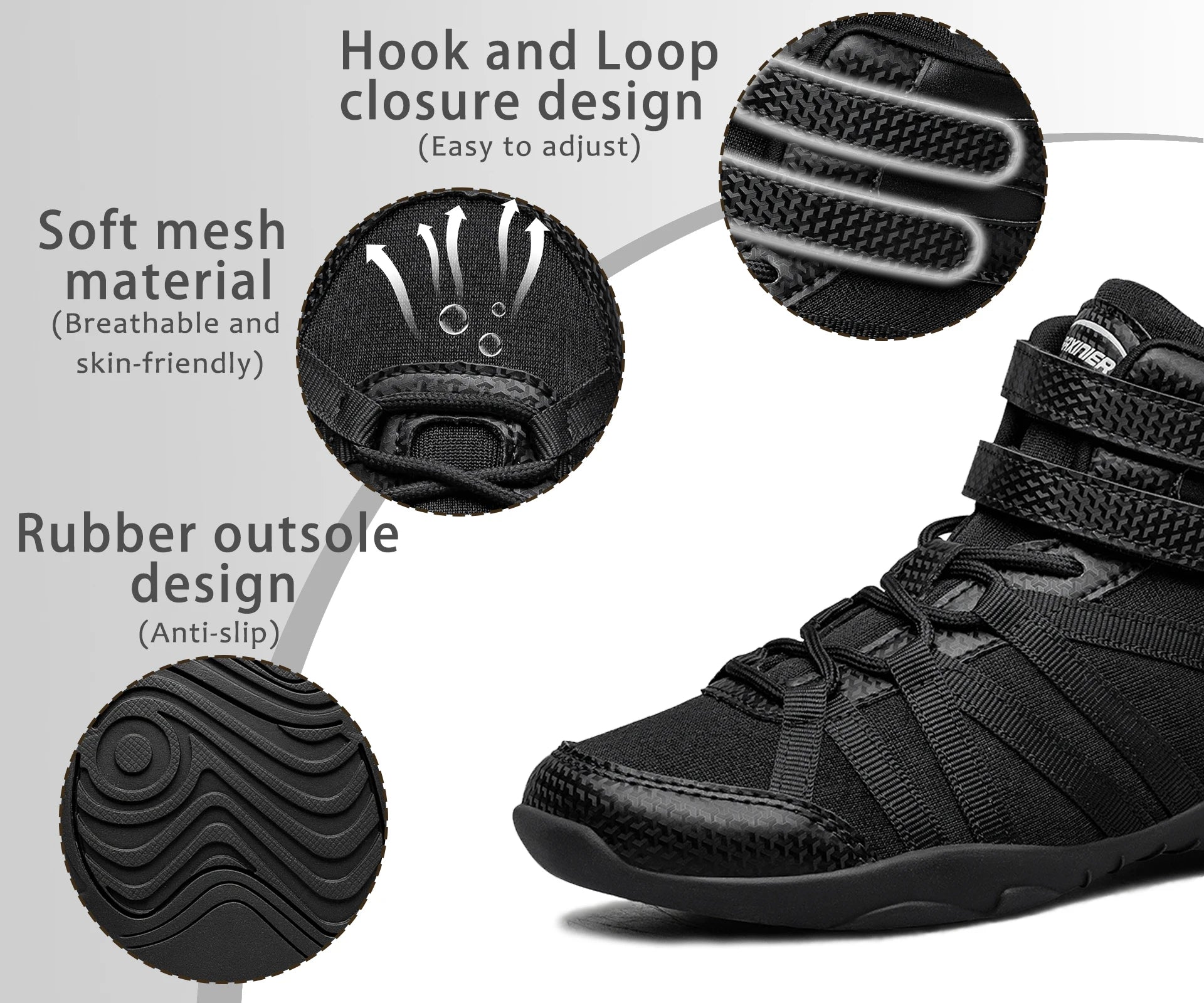 BAXINIER Girls High Top Cheerleading Shoes, Professional Lightweight Youth Cheer Competition Sneakers, Dance Training Footwear