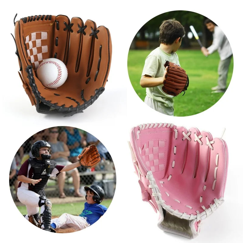 BG Outdoor camping sport Baseball Gloves Softball Practice Equipment Size 9.5 Left Hand For Kids/Adults Man Woman Training