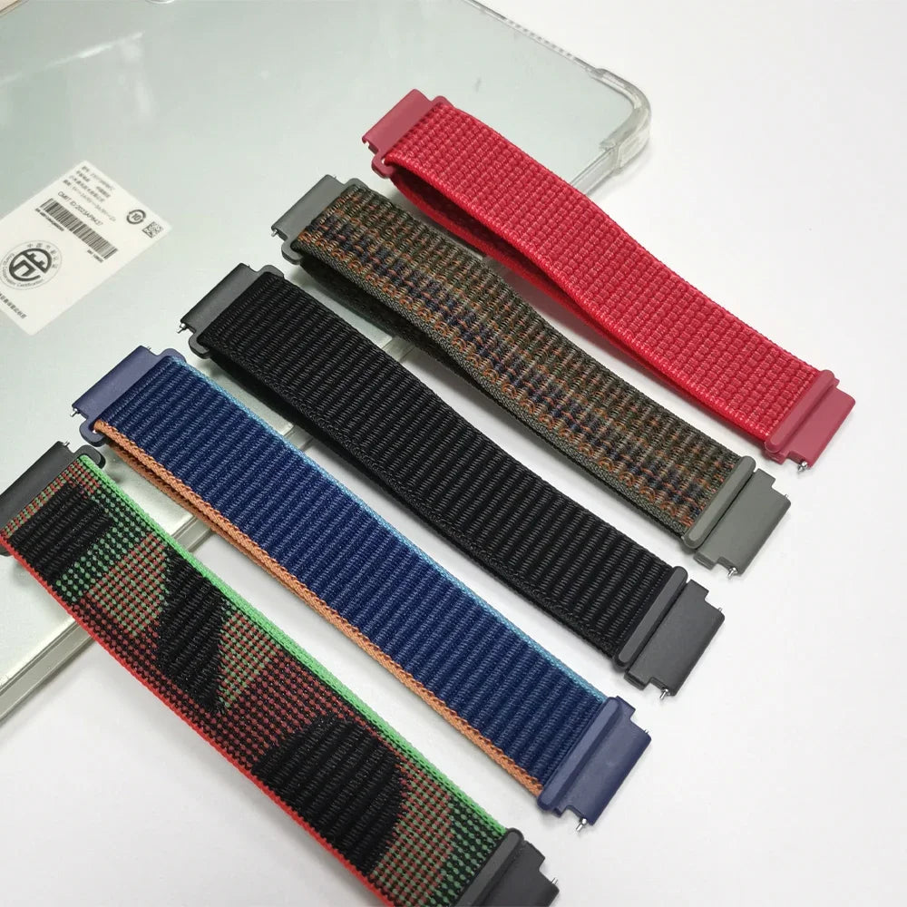 Nylon Strap For Xiaomi Watch 5/ 2 Pro/color 2/S1 Active S2 S3 S4 Sport Braided Bracelet For Xiaomi Watch 22mm Breathable Bands