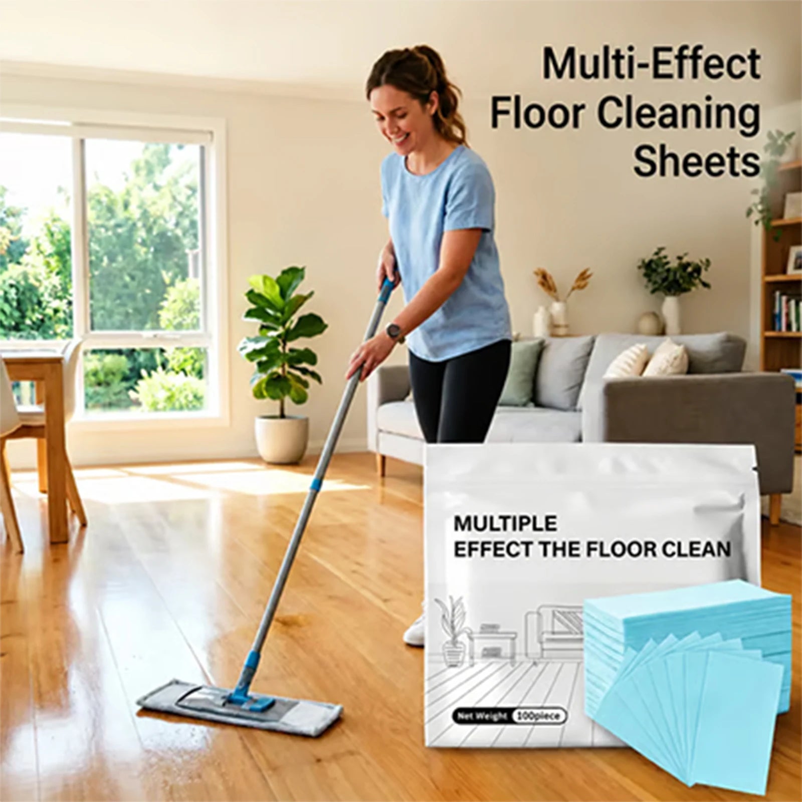 Floor Cleaner Cleaning Sheets Stain Removal Brightening and Fragrance-retaining Floor Cleaning Supplies