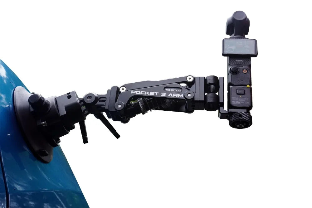 HONGTOO DJI Pocket 3 Car Mount Bracket Support Arm Z-axis Vibration Damper Shock Absorber Arm for DJI POCKET Osmo Gopro Camera