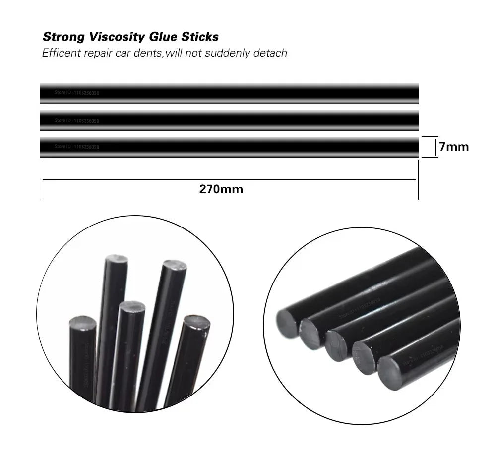 PWSAuto Body Dent Repair Kit Car Dent Puller With Golden Dent Puller For Auto Body Dent Removal Minor Dent And Deep Dent Removal