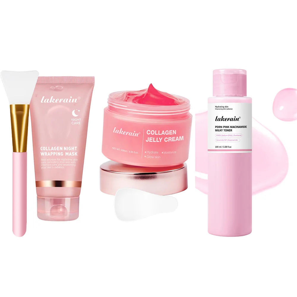 Korean Deep Collagen Mask Peel Off Mask Face Anti Wrinkle Lifting  Skin Care Masks Bio Pack Night Wrapping Woman Overnight Skin