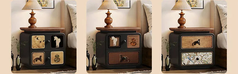 Simple Bedroom Bedside Table Luxury Nordic Storage Unique Drawers Bedside Table Trendy Organizer Mesa De Noche Home Furniture