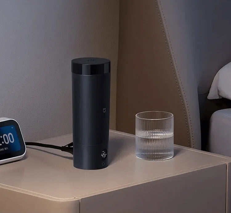 XIAOMI Mijia Portable Electric Kettle 2, 350ml Travel Water Boiler & Insulate Cup 2 in 1, 6 Temperature, 300W for Hotel Dorm