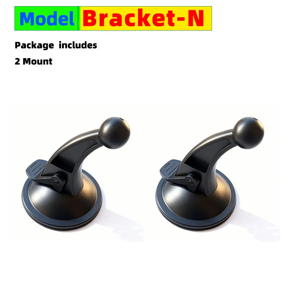 17mm/0.66inBall Head Suction Cup Mount Holder Fits Car - Phone GPS Navigator Stand, Windscreen Dashboard Bracket Support