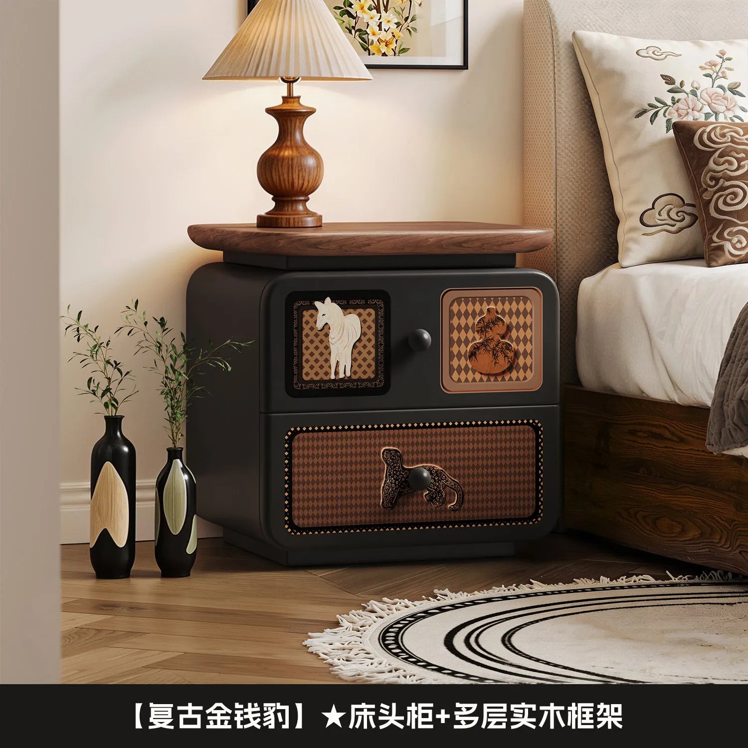 Simple Bedroom Bedside Table Luxury Nordic Storage Unique Drawers Bedside Table Trendy Organizer Mesa De Noche Home Furniture