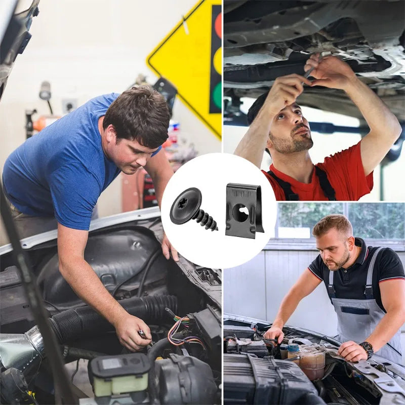 Wall Panel Fixed Screws Self Tapping Car Engine Clamps Torx Bolt Bumper Arch Mud Flaps Splash Guards Undertray Trim