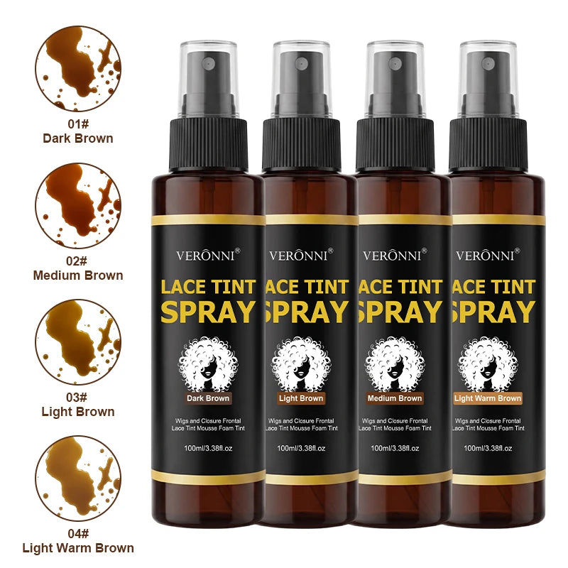 100ml Lace Melting Spray And Holding Spray,Wig Melting Spray Strong Natural Forming Hold Dyed wig care spray For Lace Wigs