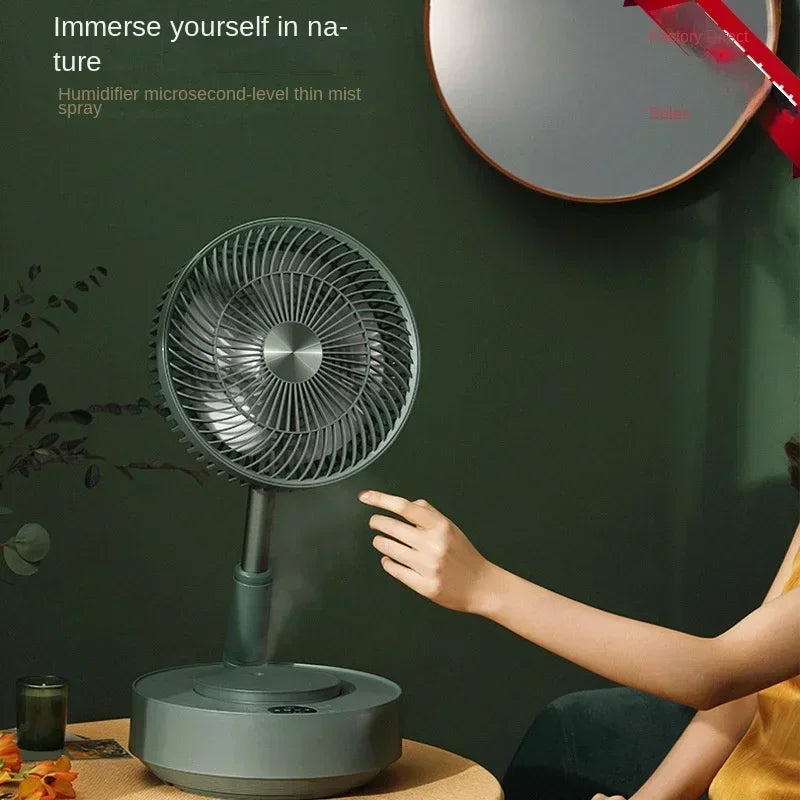 36V/110V/220V  Small Home Appliance Suspended Floor Fan with Powerful Airflow and Adjustable Height AJ