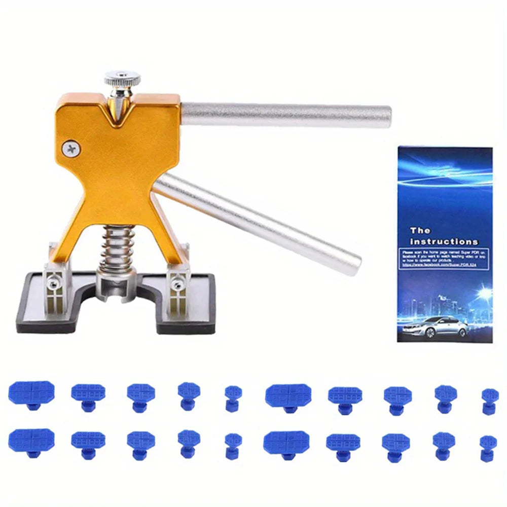 54/30/25/21PCS Auto Dent Puller Kit Tool Set with Pads for Multiple Car Body Painting Puller Dent Remover Repair Tools