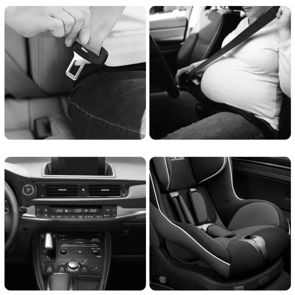 1Pc Car Safety Belt Extender Seat Belt Cover Seat Belt Padding Extension Buckle Plug Buckle Seatbelt Clip Car Accessories