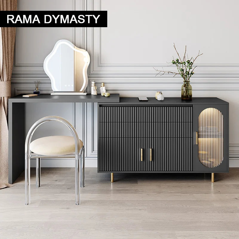 Modern Dresser Bedroom Simple Modern Corner Integrated Dressing Table Small Household Light Luxury Dressing Table