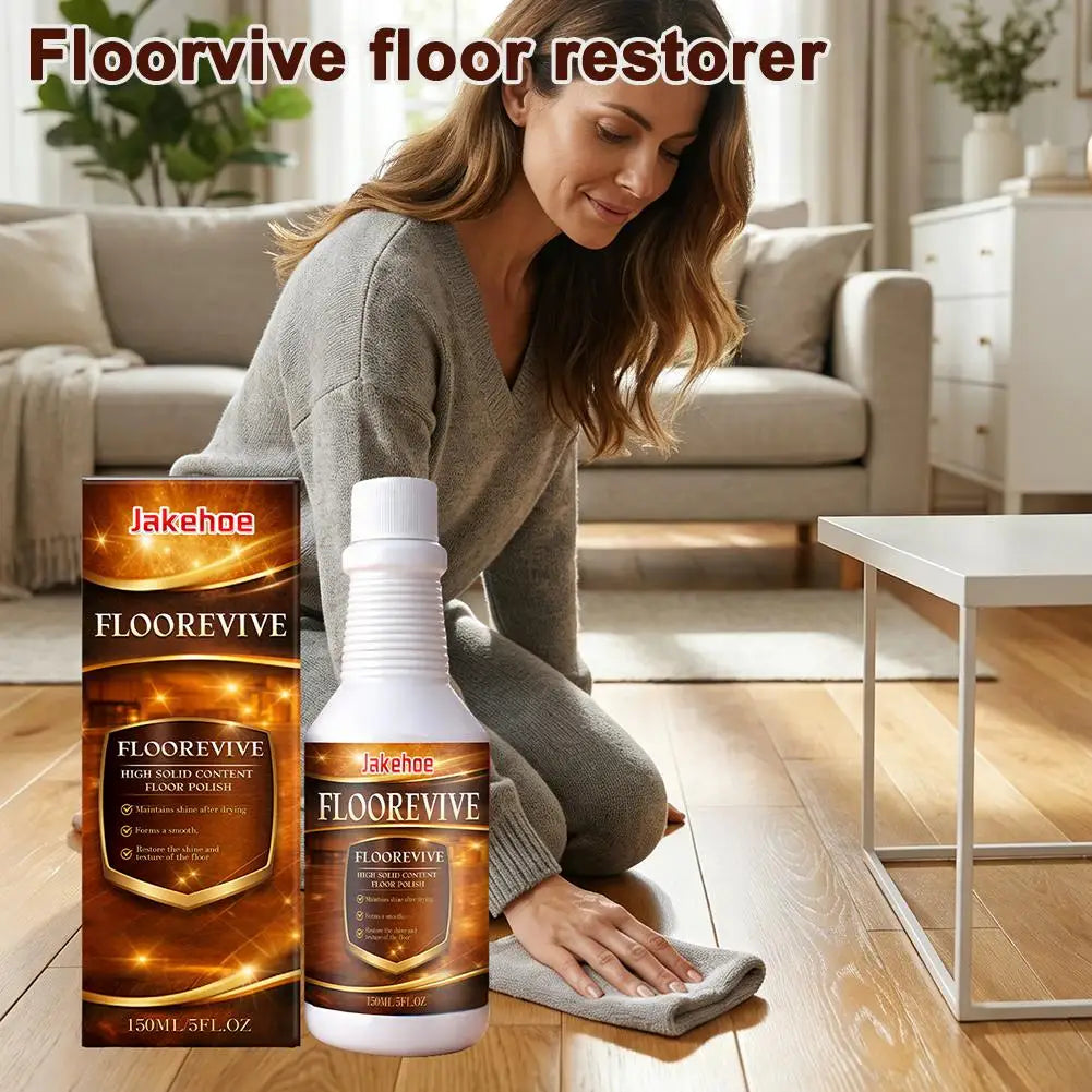 Floor Restore Solution Liquid Flooring Renewal Agent Wood Floor Polishing Care Natural Shine Removes Scratches Floor Care