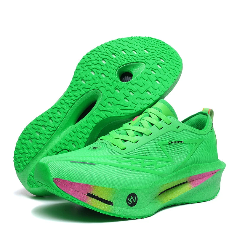 Marathon Men Running Shoes Carbon Board Speciality Sports Breathable Lightweight Women's Comfortable Athletic Chunta Sneakers