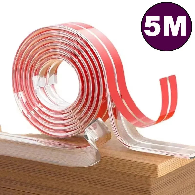 Transparent Table Edge Guard Furniture Corner Protector Strip Household Kid Collision Proof Soft Bumper Strip Baby Safety