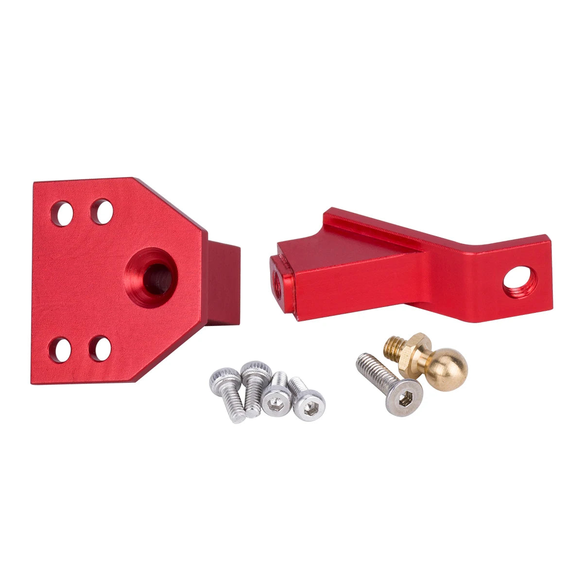 1Pcs CNC Aluminum RC Trailer Hook Drop Hitch Receiver for 1/10 RC Crawler Car D90 Upgrade Parts