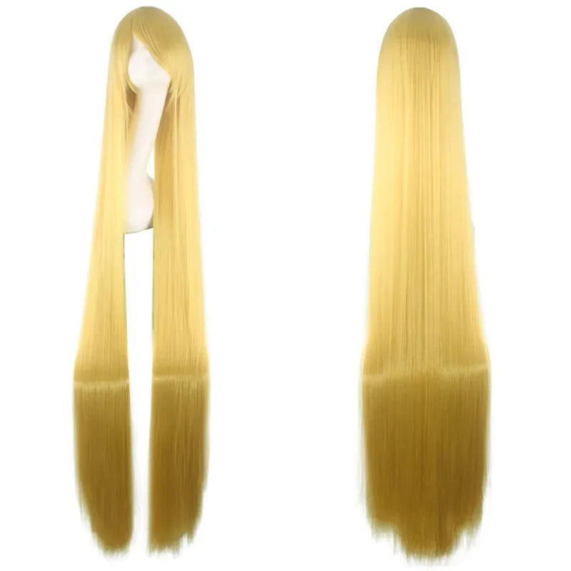 Long Straight Heat Resistant Synthetic Hair Wig Women Universal Cartoon Cosplay Wig Anime Costume Party Wigs