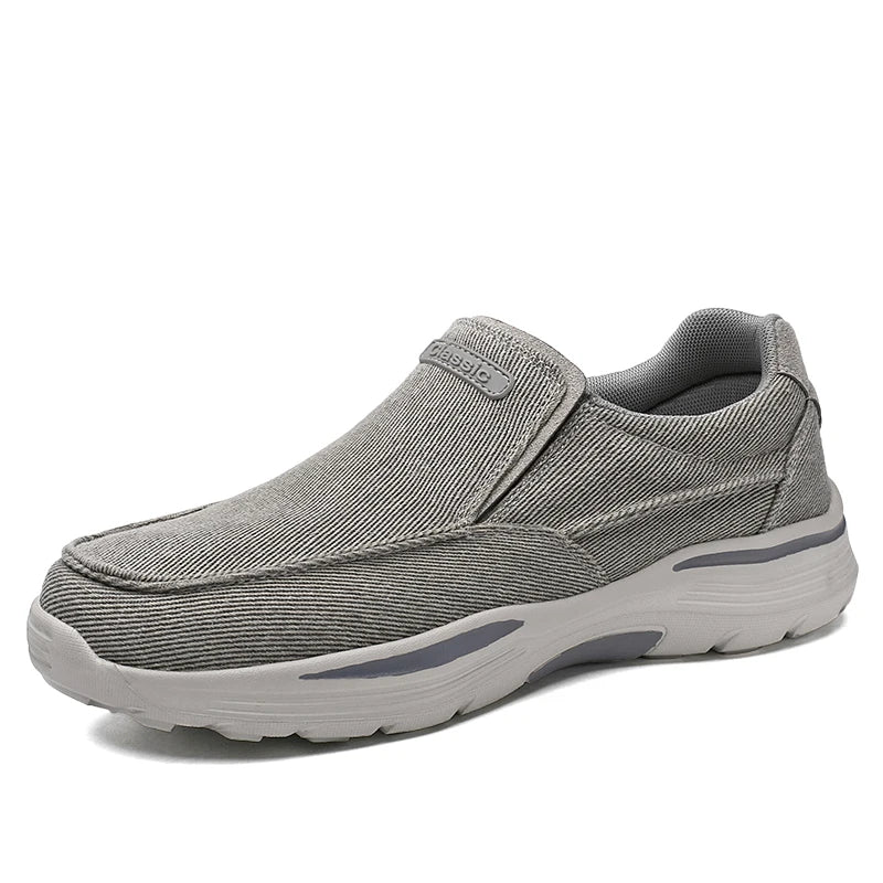 Men's Lightweight Canvas Loafers for Outdoor Hiking Camping Casual Sports Running Jogging Shoes Size 39-48