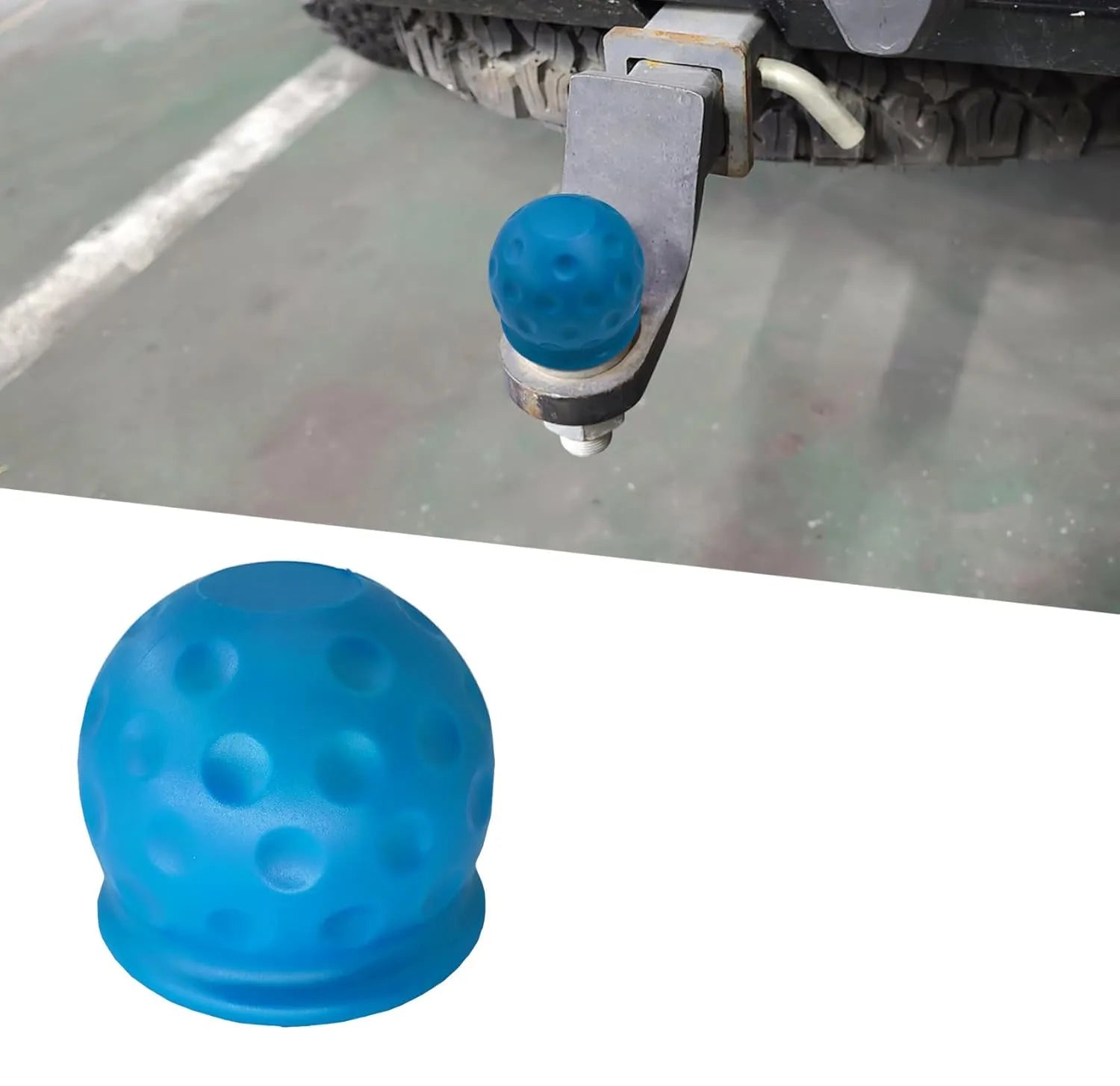 4pcs Universal 55MM Tow Bar Ball Cover Cap Trailer Ball Cover Tow Bar Cap Hitch Trailer Towball Protect Car Accessories