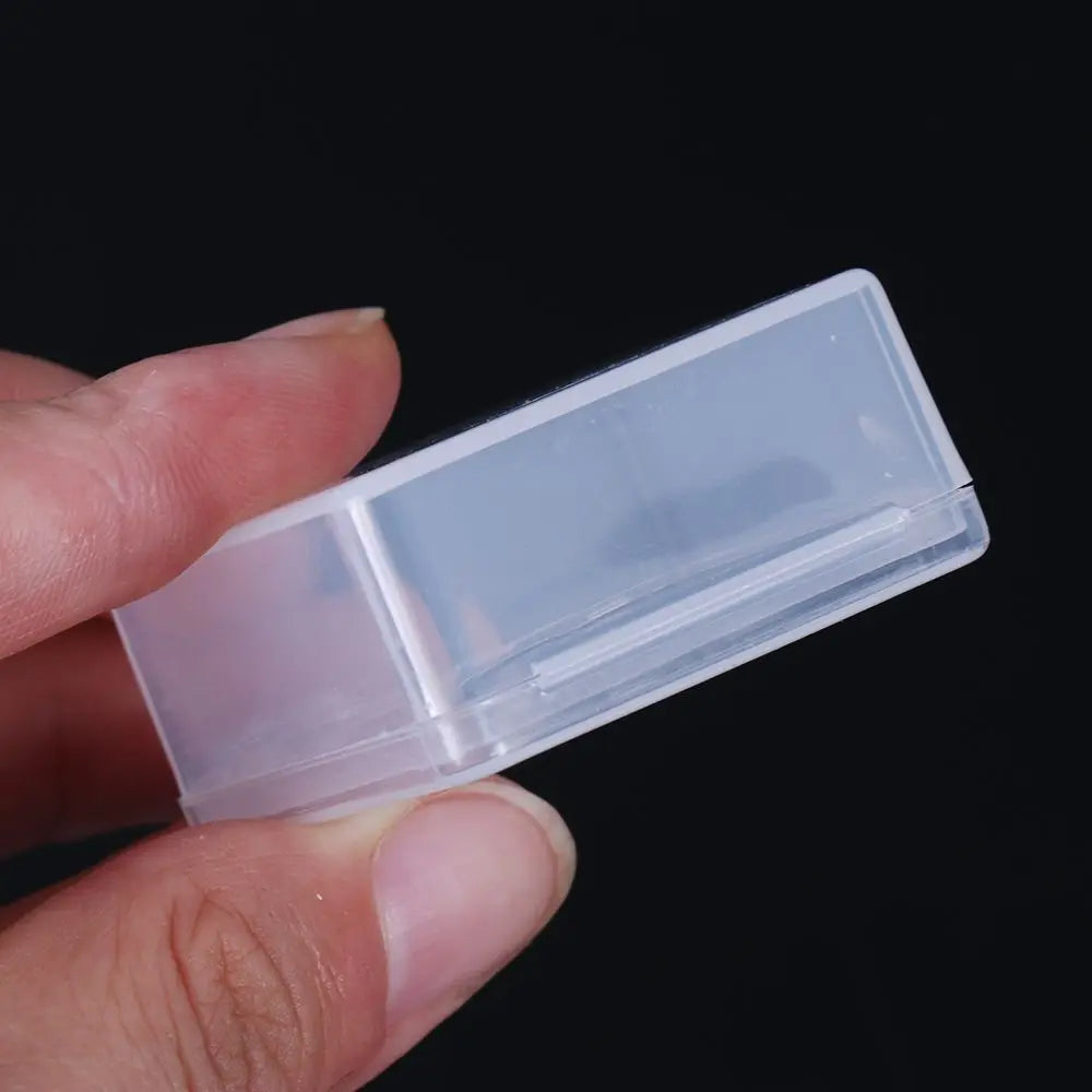 1Pcs Plastic Transparent Storage Box Small Items Sundries Jewelry Organizer Case Beads Container Pill Chip Box Tools Accessories