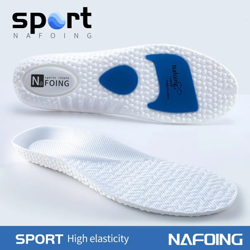 Sole Shock Absorption Deodorant Breathable Cushion Sport Insoles For Shoes Running Insoles For Feet Man Women Massage Care Pads