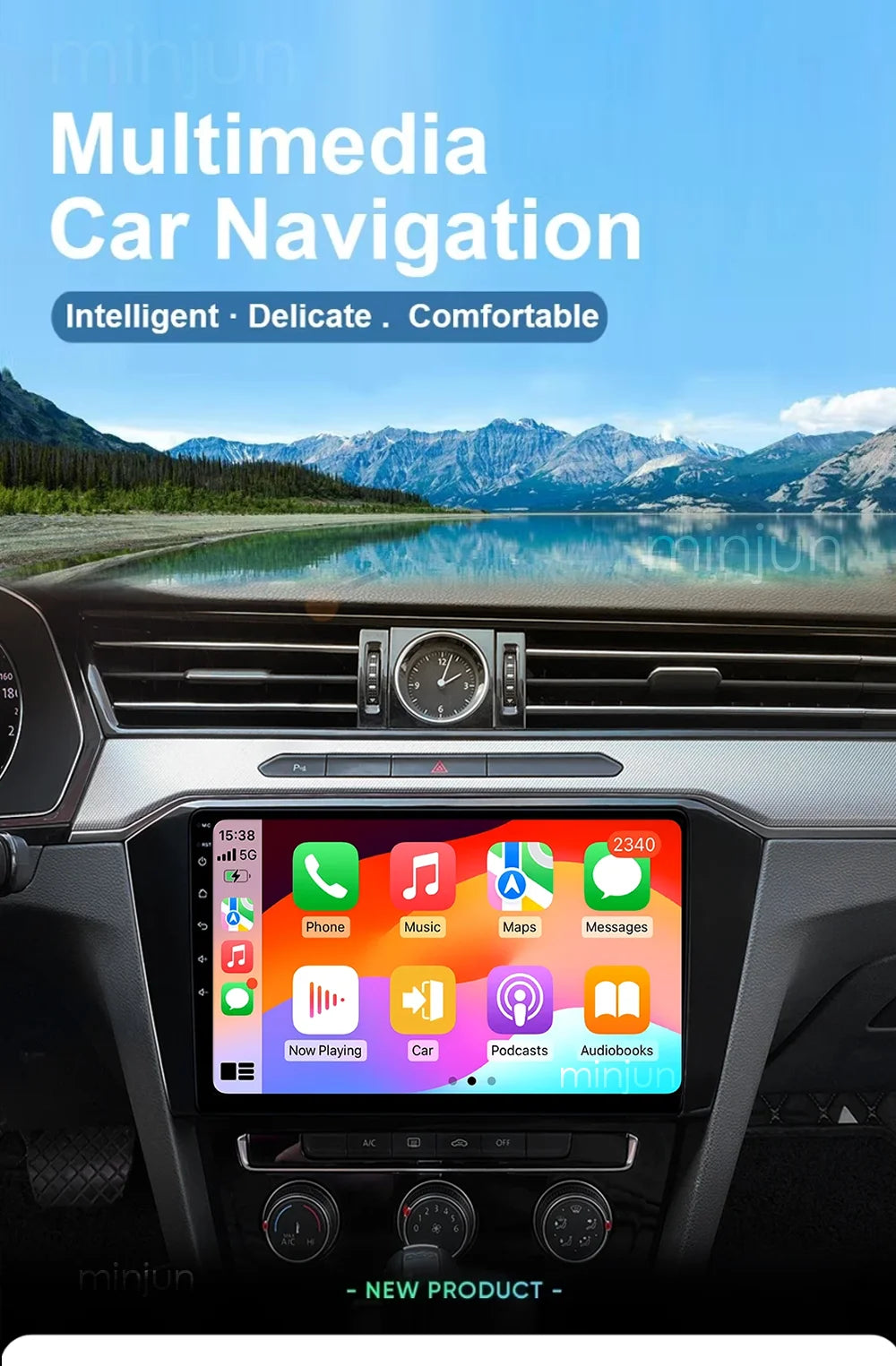 9" Android 16 for Honda City 2020‑2022 Car Stereo QLED HD Head Unit Touch Screen Wireless CarPlay GPS Navi BT WiFi DSP Player