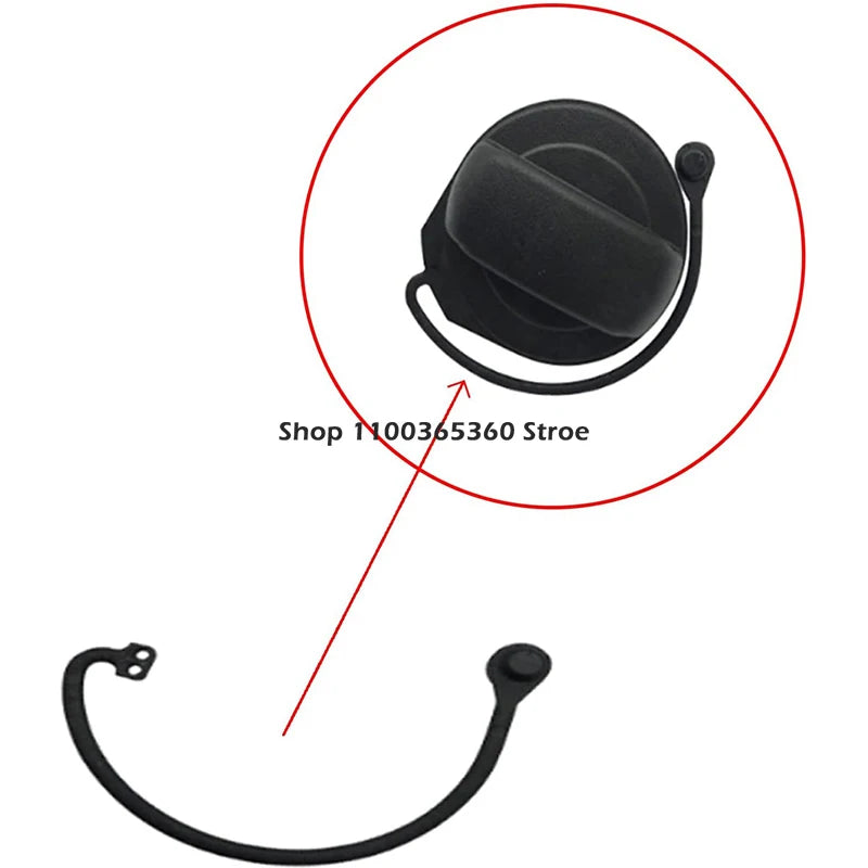 Oil Fuel Tank Cover Line for VW Polo Jetta Golf MK4 Tiguan Passat Audi Skoda Octavia Fabia Yeti Seat Filler Petrol Cap Band Cord