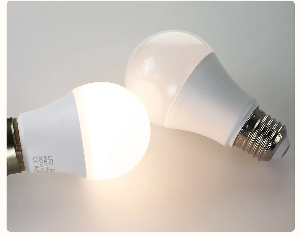 E27 LED Bulb Smart IC Energy Saving Light 220V-240V High Brightness Indoor Home Lighting Ampoule Bombilla Lampada Projector Lamp