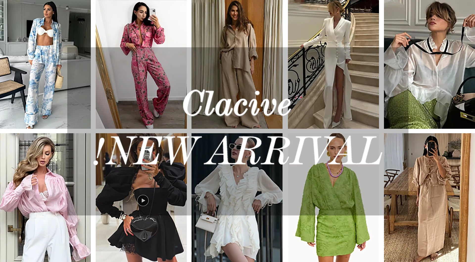 Clacive Fashion Loose Blue Women's Blouse 2025 Sexy Lapel Long Sleeve Shirt Elegant Classic Solid Blusas Tops Female Clothing