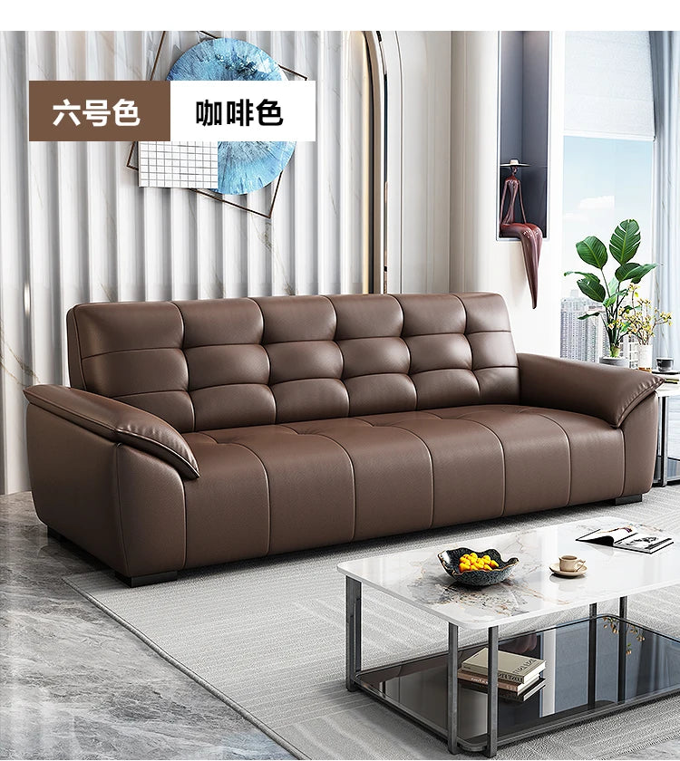 Office Sofa Simple Leisure Lounge Area Reception And Discussion Small Rental Room Three-person Coffee Table Combination