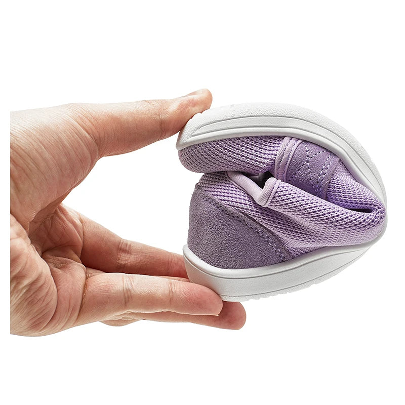 HOBIBEAR Boys Girls Barefoot Shoes Hook Loop Wide Toe Sneakers Mesh Lightweight Breathable Shoes(Toddler/Little/Big Kid)