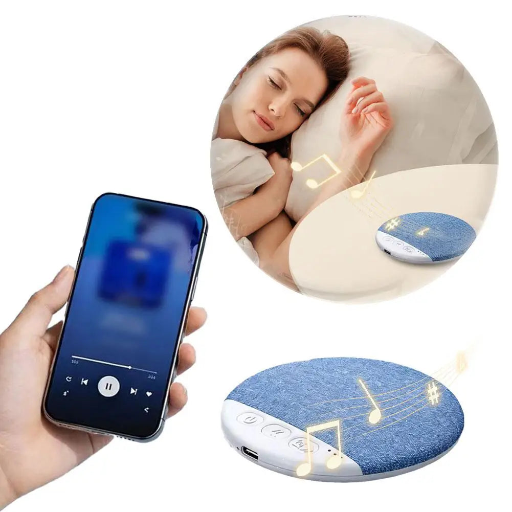 Mini Sleeping Bluetooth Speaker Nature Sound White Noise Soundbar Wireless MP3 Music Player Ultra Thin Timed Shutdown Audio Pla