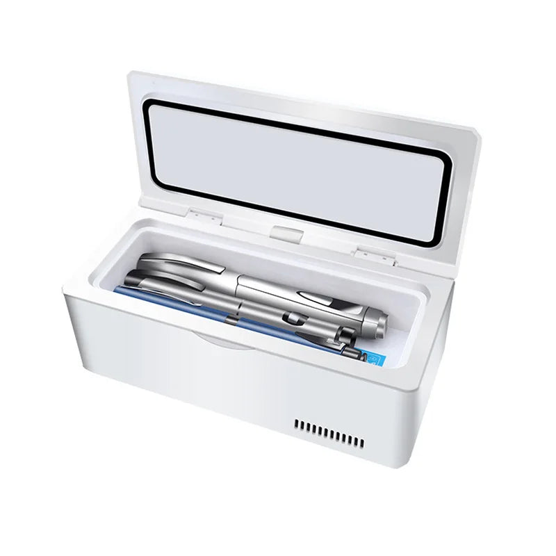 Insulin Cooler Mini Fridge Portable Medicine Refrigerator Serum Interferon Dispenser Car Fridge Family Outdoor Travel