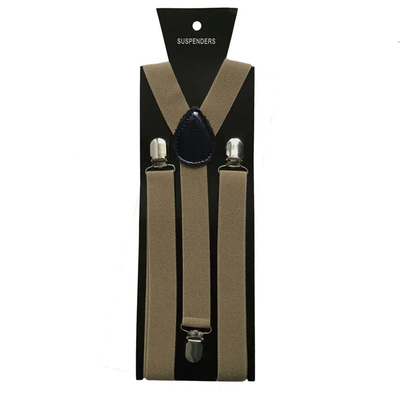 Suspenders For Men Pants Apparel Adult Suspender Man Shirt Dress Women Wedding Party Solid Colors Suit Skirt With Braces Straps