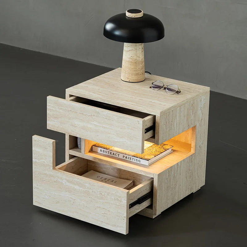 Bedroom With Drawers Bedside Table Quality Delicacy Tiny Cute Cream Style Nightstand Style Trendy Meubels Home Furniture