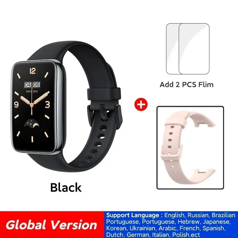 Original For Xiaomi Smartwatch Mi Band 7 Pro 1.64-inch AMOLED Screen Blood Oxygen Monitoring  Version Global