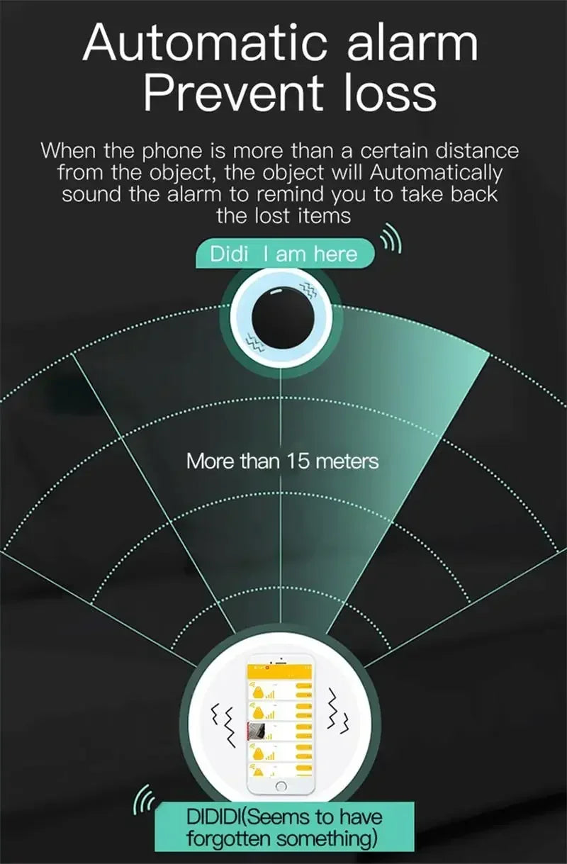Xiaomi GPS Tracker Bluetooth 5.0 Anti-Lost GPS Mini Device Pet Elderly Kid Bag Wallet Car Tracking For IOS Android Smart Finder