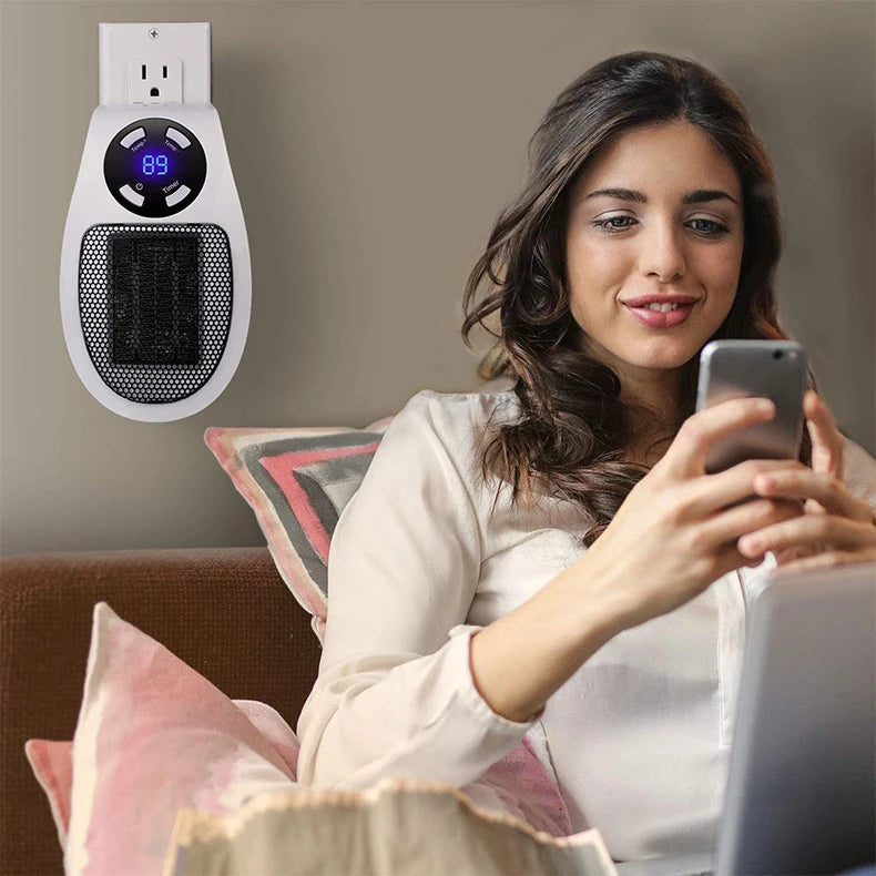 Portable Heater Electric Heater Convenient Room Heater Heating Warm Air Blower Wall Mounted Winter Warmer Machine Home Appliance