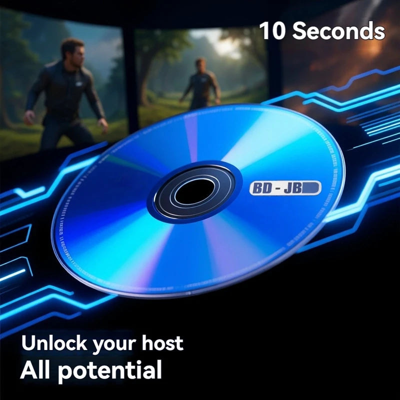 Ultimate GoldHEN for Ps4 Jailbreak Disc V9.0–12.52 Bootable Eject Payload 1-Click Boot Tool 13.0-13.02 Jailbreak Disc
