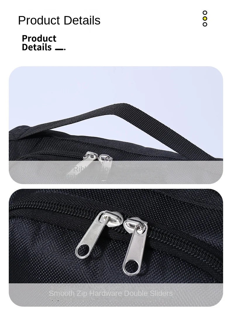 Portable Golf Shoe Bag Oxford Cloth Shoe Carrier Bags Breathable Lightweight Golf Handbag Dustproof Football Tennis Shoe Bag