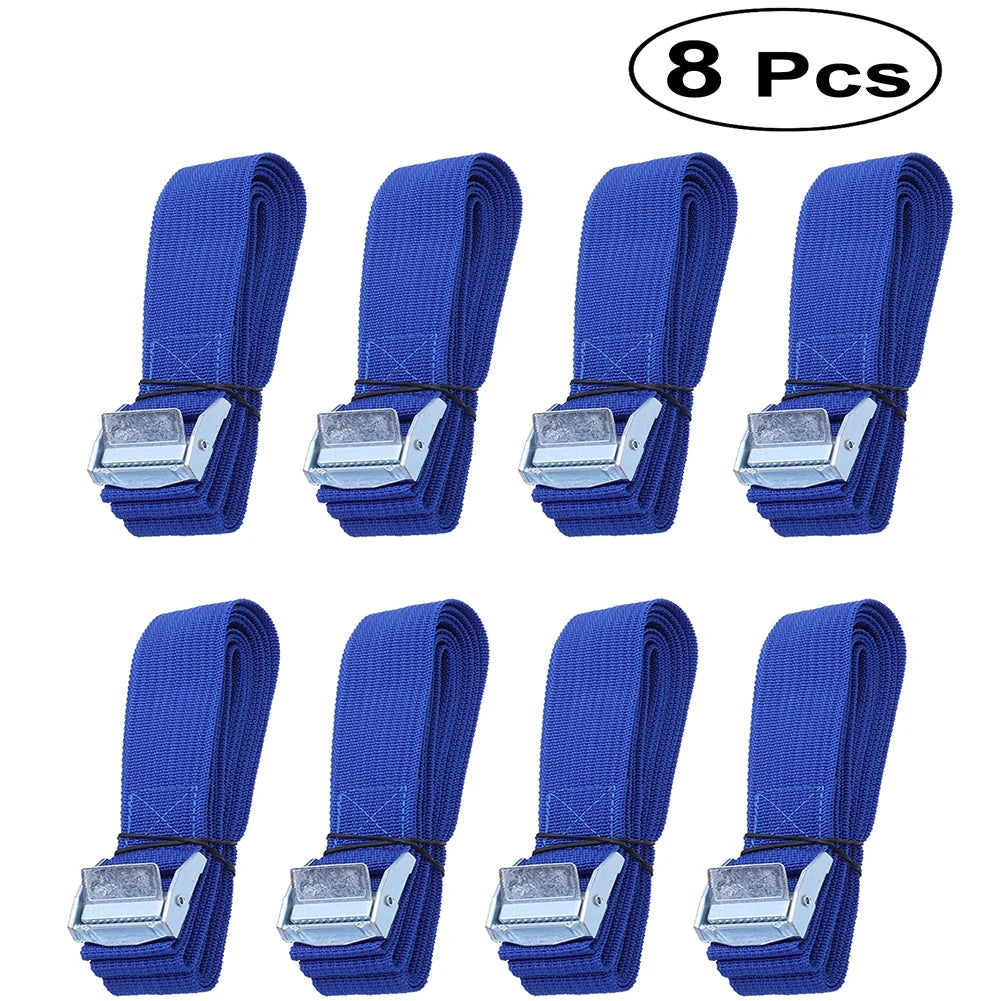 2.5M Lashing Straps with Buckle Nylon Quick Release Lashing Straps for Cargo Tie Down Car Roof Rack Luggage Kayak Carrier Moving