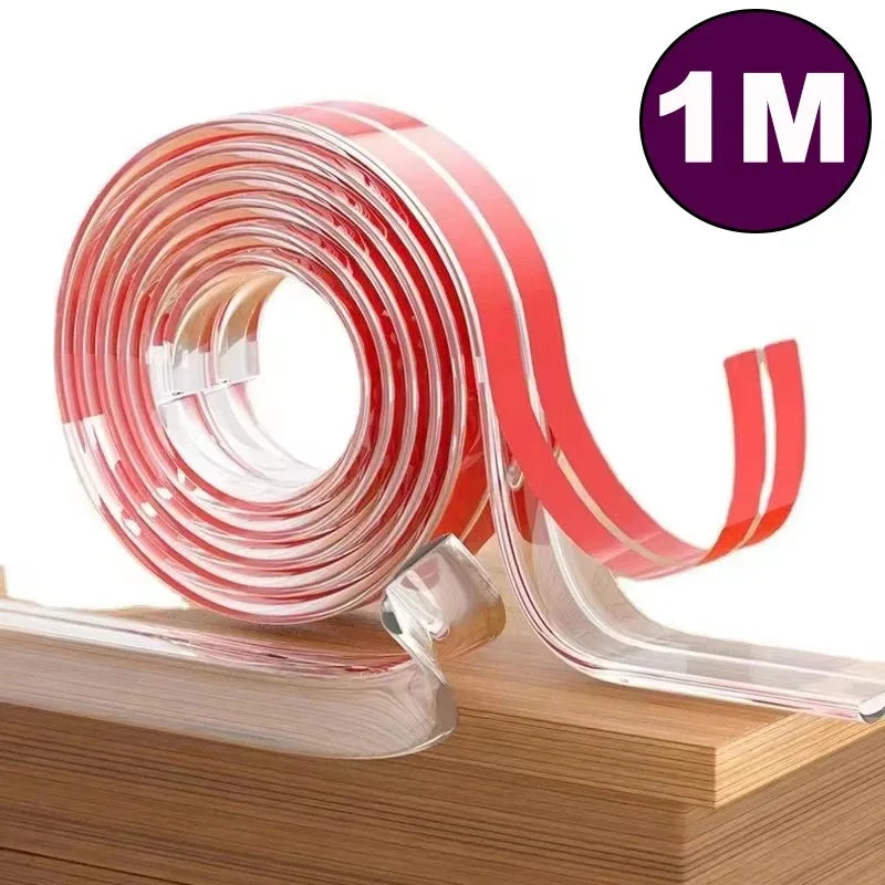 Transparent Table Edge Guard Furniture Corner Protector Strip Household Kid Collision Proof Soft Bumper Strip Baby Safety