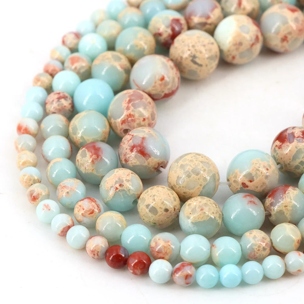 Natural Stone Beads Blue Tiger Eye Crystal Amethyst Rose Quartz Gemstone Bead for Jewelry Making Bracelet Necklace 4/6/8/10MM