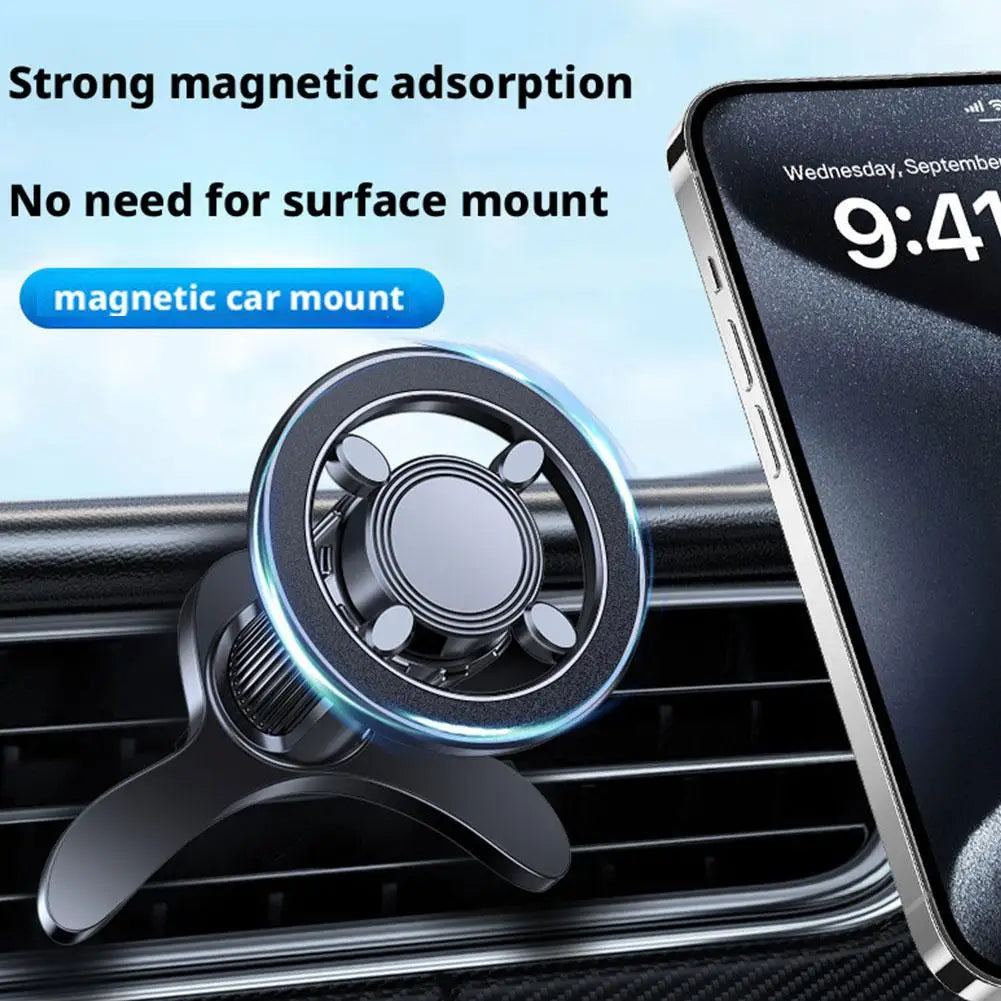 NEW Magnetic Car Phone Holder Stand Car Air Outlet Navigation Bracket For Magsafe Support GPS Mobile Bracket Auto Interior Decor