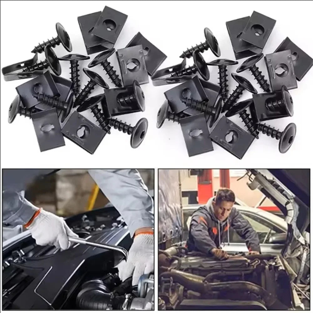 Wall Panel Fixed Screws Self Tapping Car Engine Clamps Torx Bolt Bumper Arch Mud Flaps Splash Guards Undertray Trim